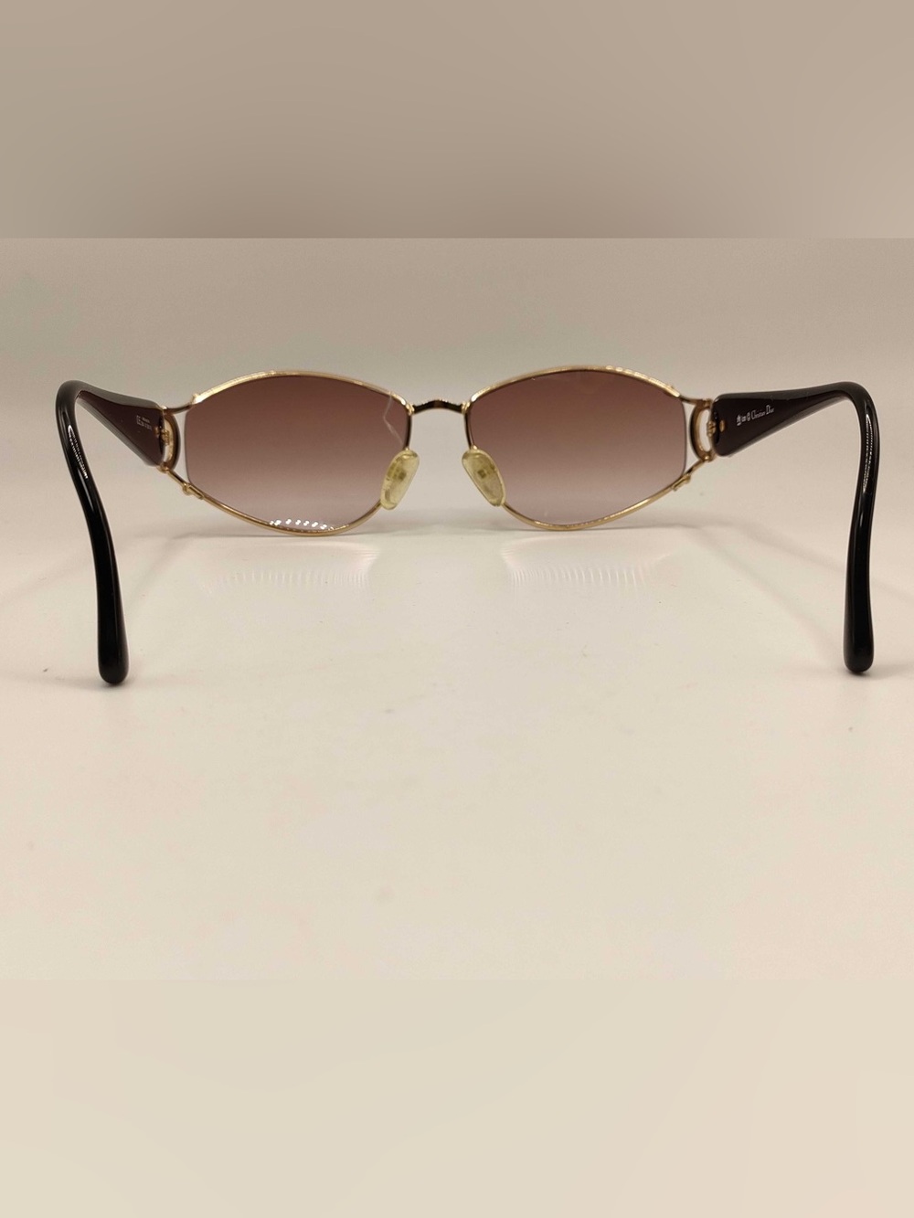 Dior Gold Frame Pink-Brown Gradient Women's Sunglasses - Picture 3 of 8